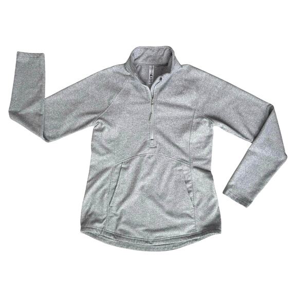 Kyodan Gray Fitted Pullover Sweatshirt Jacket Women's M Gray Athleisure Hiking - Picture 1 of 13